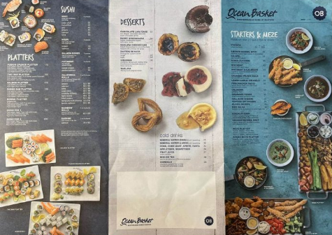 Ocean Basket Menu